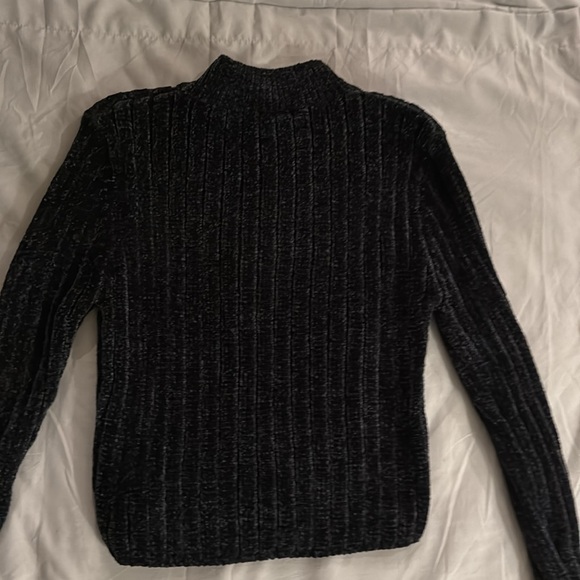 NEW with tag black soft chenille sweater. - Picture 6 of 6